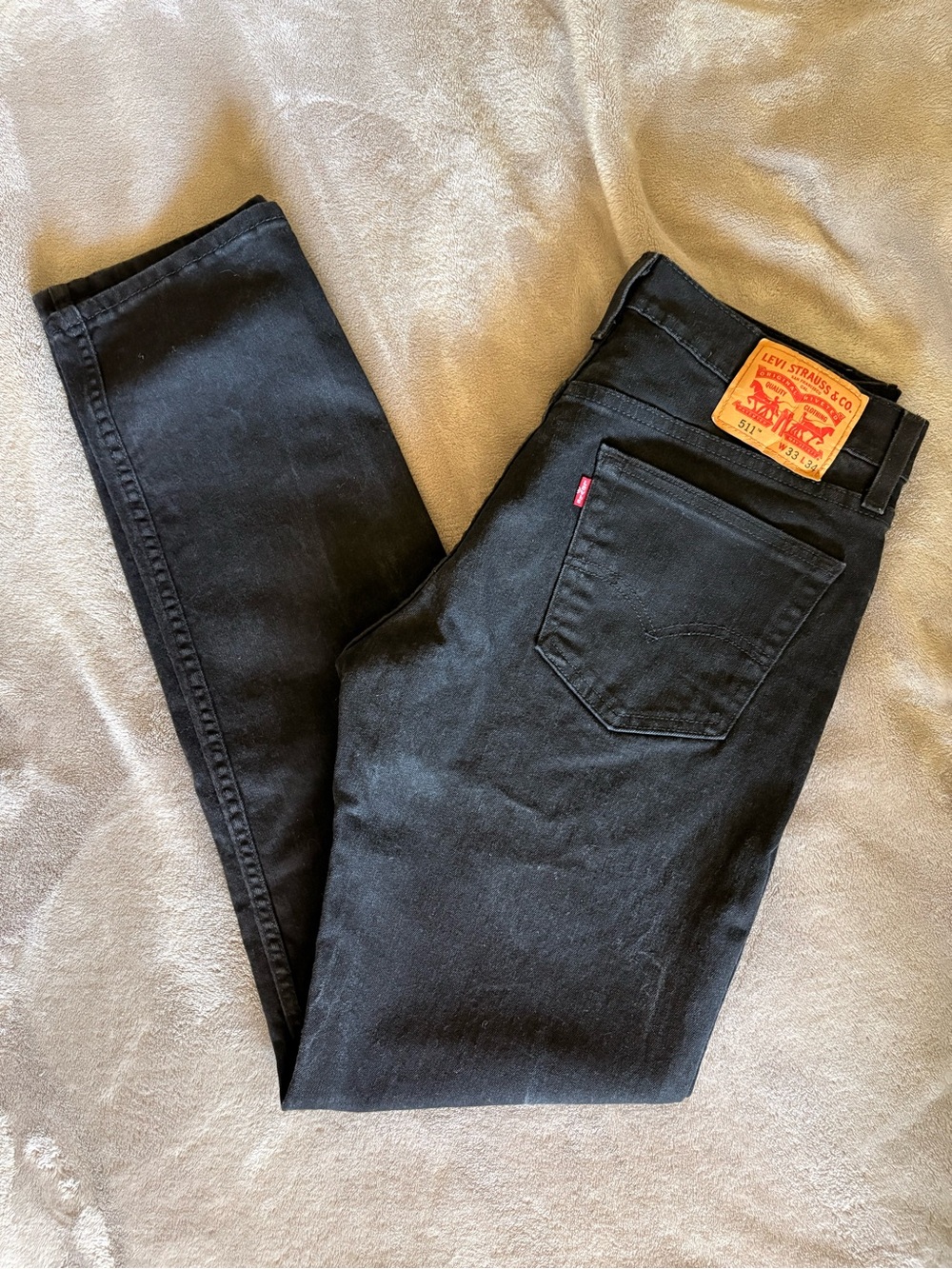 Levi's Black Slim Straight Men’s Jeans